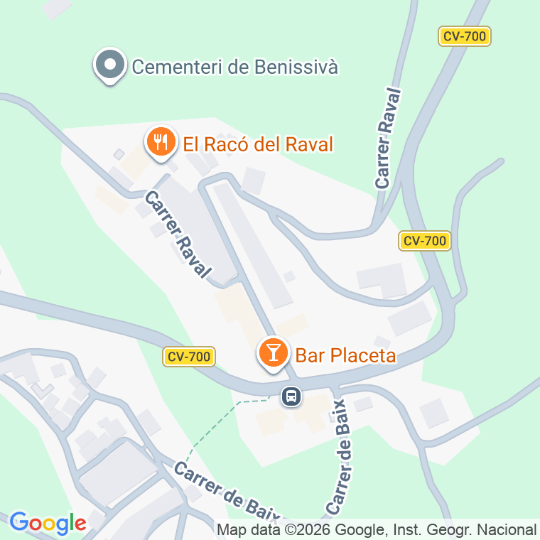 Código postal de Benisiva en Alicante