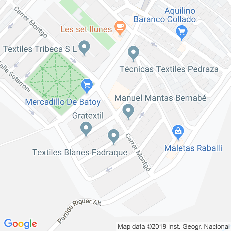 Código Postal calle Bernia en Alcoi/Alcoy