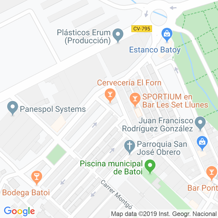 Código Postal calle Fontanella en Alcoi/Alcoy