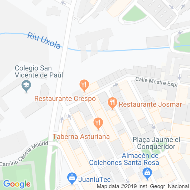 Código Postal calle Miraculosa, La en Alcoi/Alcoy