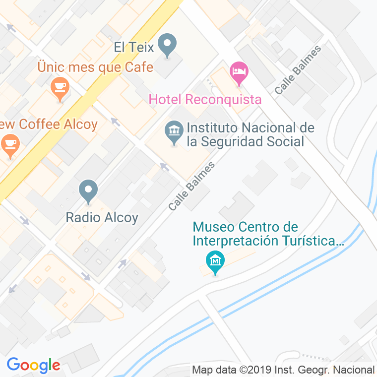Código Postal calle Balmes en Alcoi/Alcoy