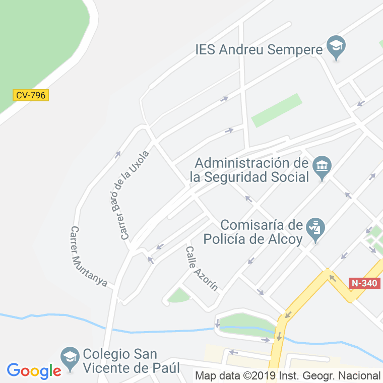 Código Postal calle Escultor Peresejo en Alcoi/Alcoy