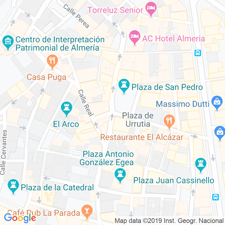 Código Postal calle Floridablanca en Almería