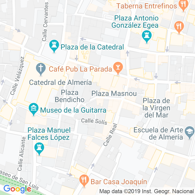 Código Postal calle Masnou, plaza en Almería