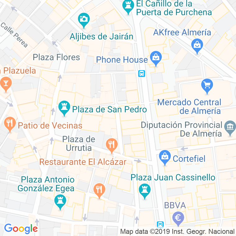 Código Postal calle San Francisco De Asis en Almería
