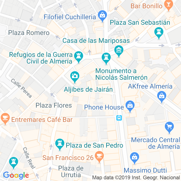 Código Postal calle Tenor Iribarne en Almería