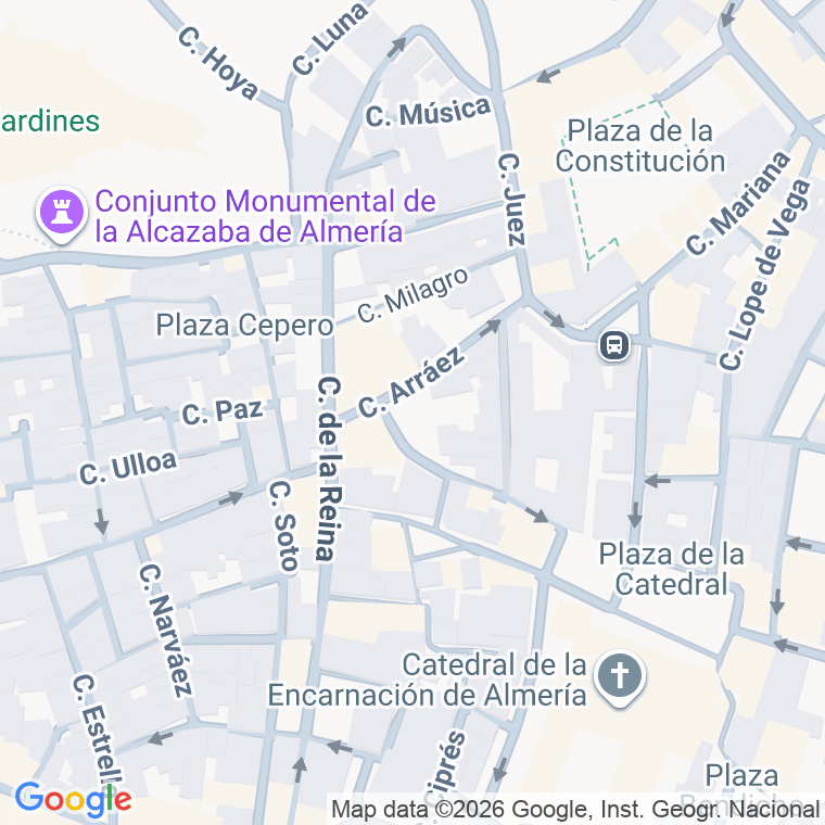 Código postal de Calle Campoamor en Almeria