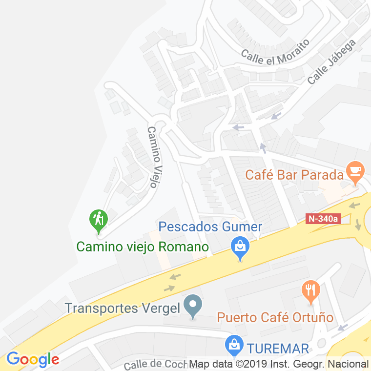 Código Postal calle Barranco Greppi en Almería