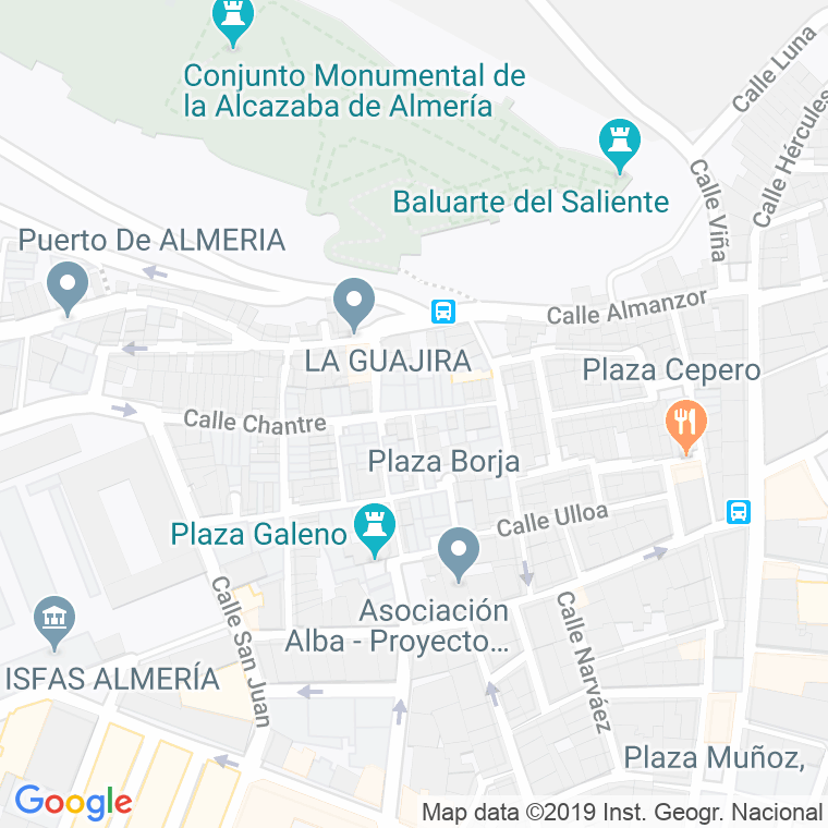 Código Postal calle Cisne en Almería