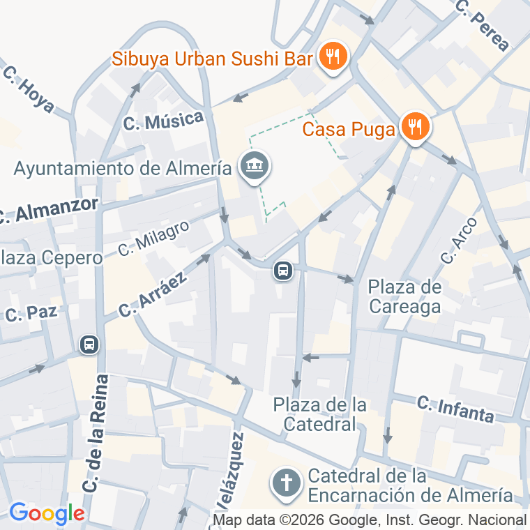 Código postal de Administracion Vieja, Plaza en Almería