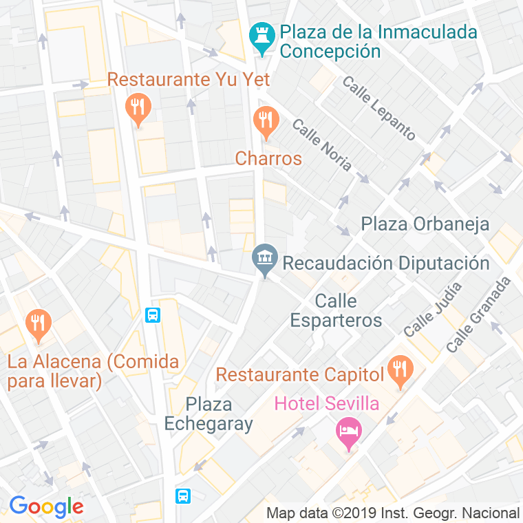 Código Postal calle Alfareros, rambla en Almería