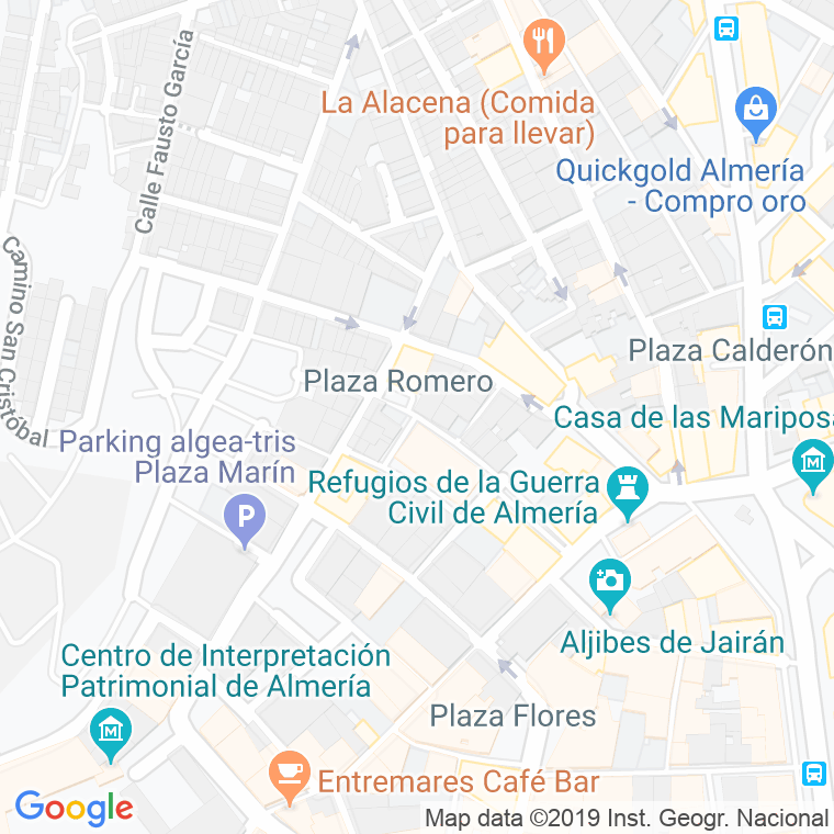 Código Postal calle Andorra en Almería