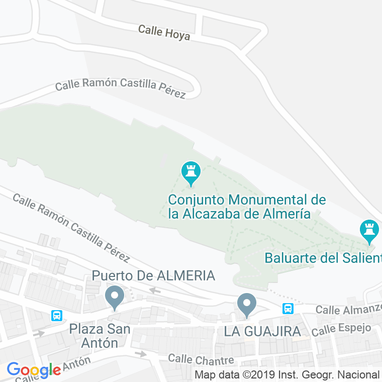 Código Postal calle Castillo en Almería