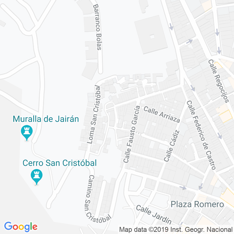 Código Postal calle Darro en Almería
