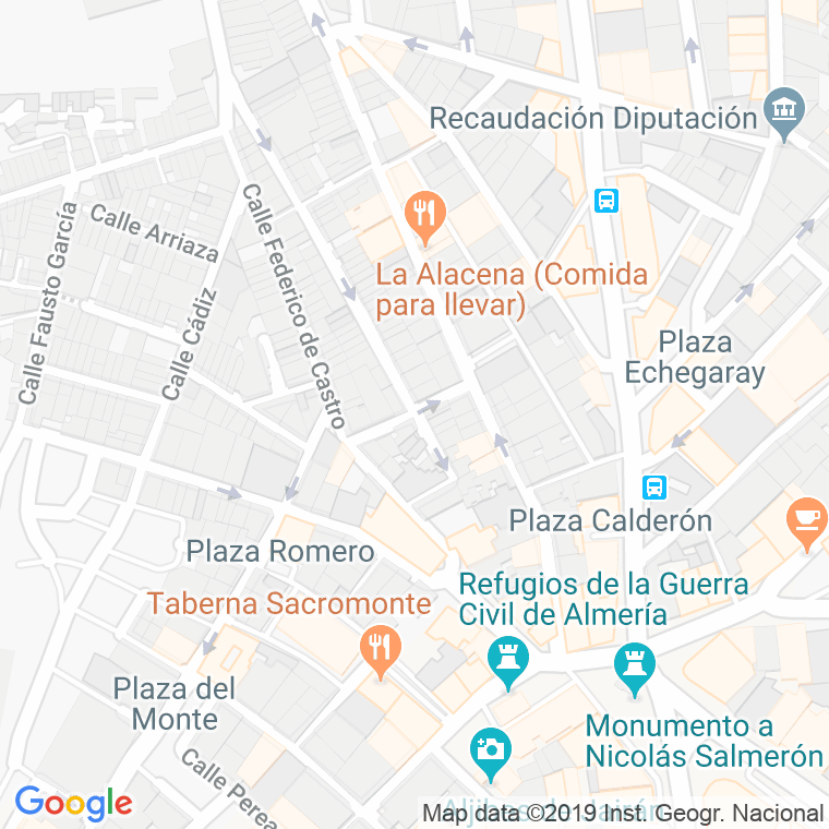 Código Postal calle Enrique Cabezas en Almería