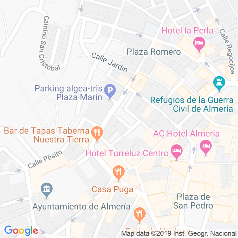 Código Postal calle Garcilaso en Almería