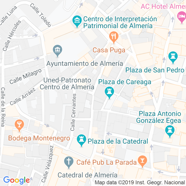 Código Postal calle Lope De Vega en Almería