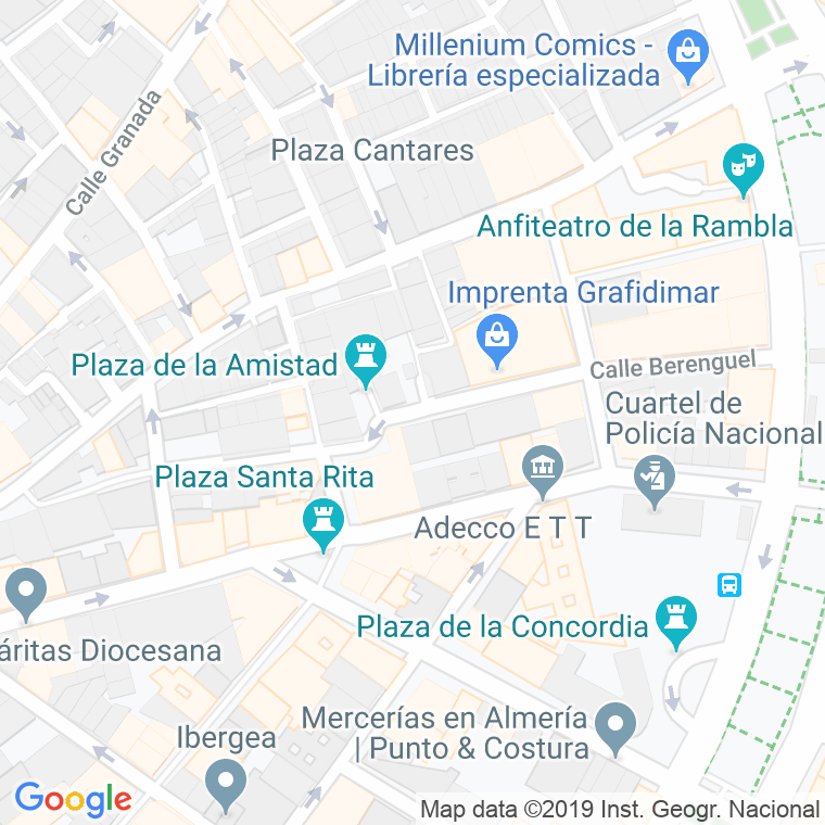 Código Postal calle Berenguel en Almería