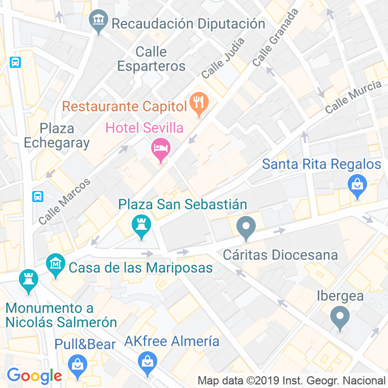 Código Postal calle Carmelo en Almería