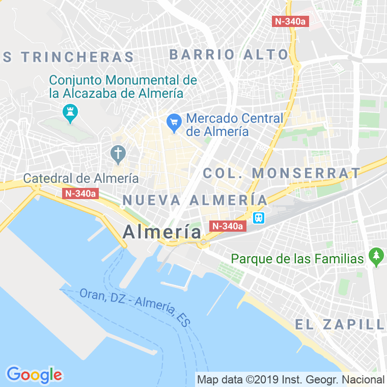 Código Postal calle Cita en Almería