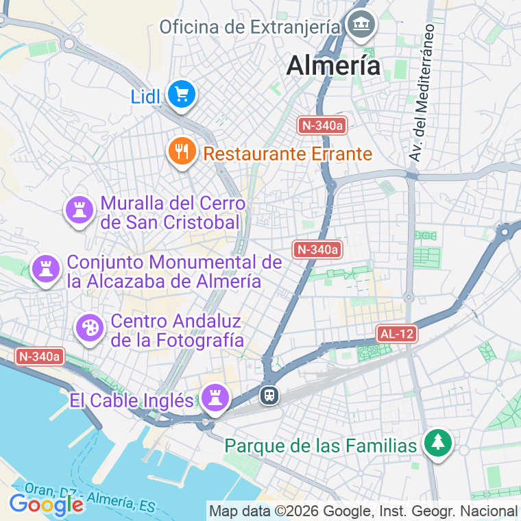 Código postal de Plaza Guardia Civil en Almeria
