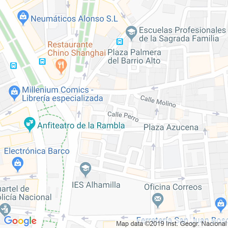 Código Postal calle Leñador en Almería