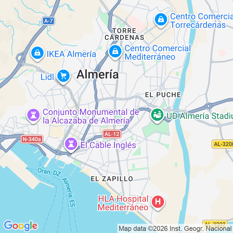 Código postal de Cllon Niño Hermoso (del) en Almeria