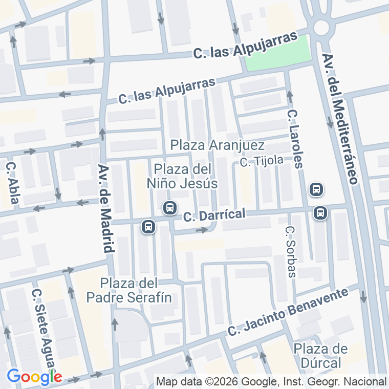 Código postal de Plaza Niños (de Los) en Almeria