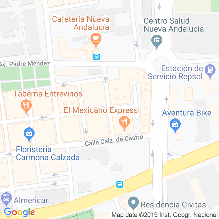 Código Postal calle Juan De La Encina en Almería