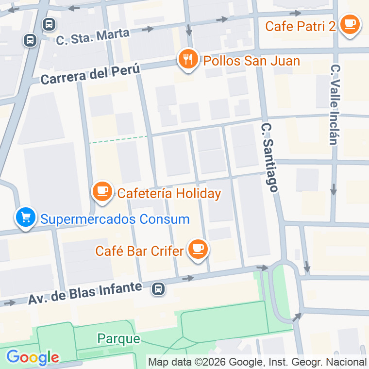 Código postal de Poeta Alvarez de Cienfuegos en Almería