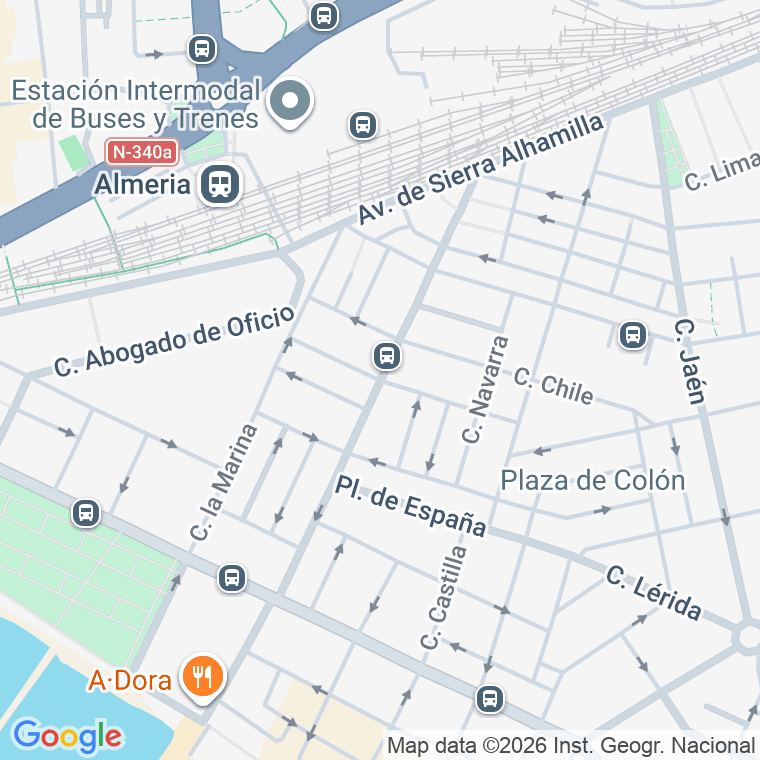 Código postal de Calle America en Almeria