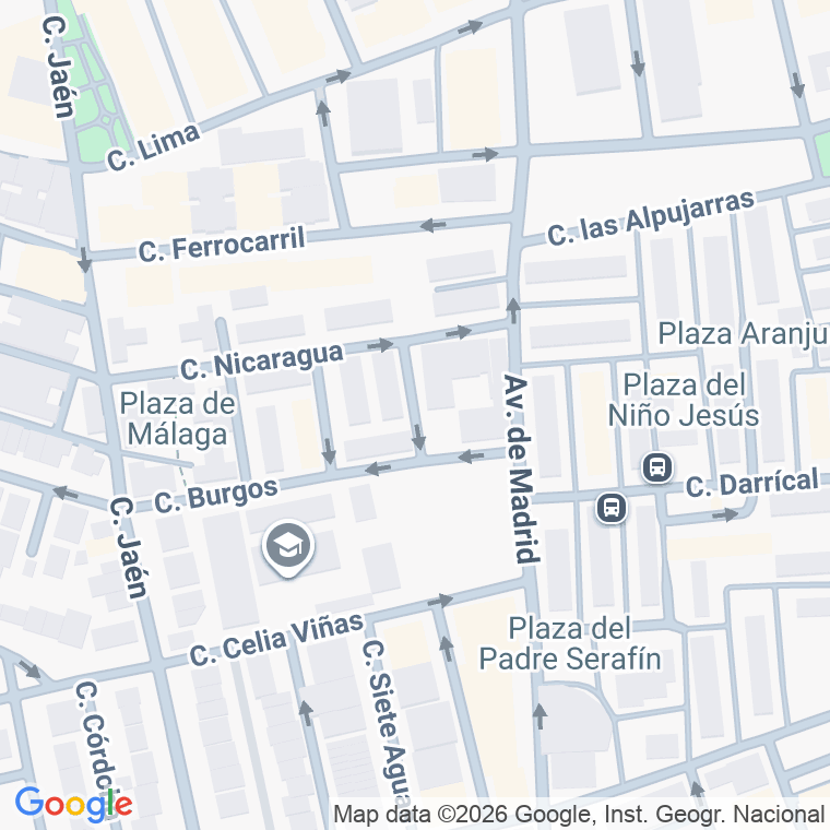 Código postal de Calle Batalla de Brunete en Almeria