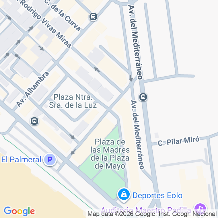 Código postal de Calle Hermano Rufino en Almeria