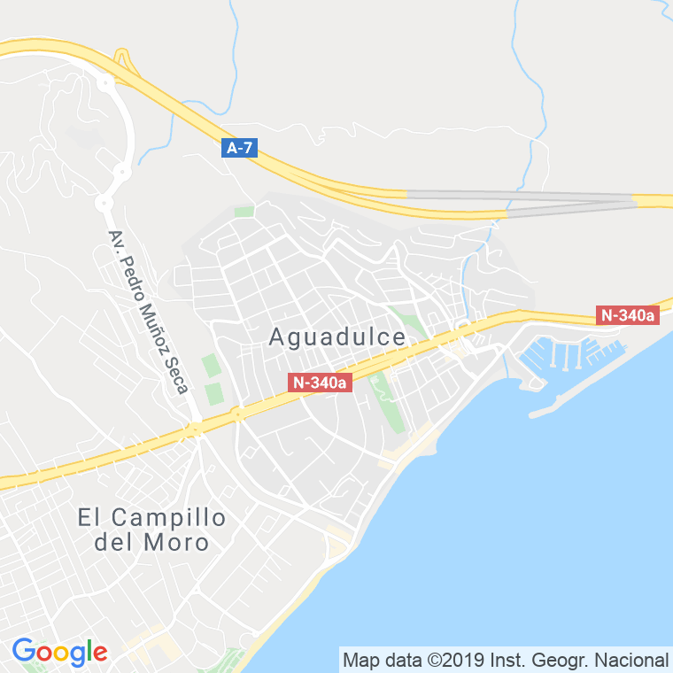Código Postal calle Aguadulce en Almería