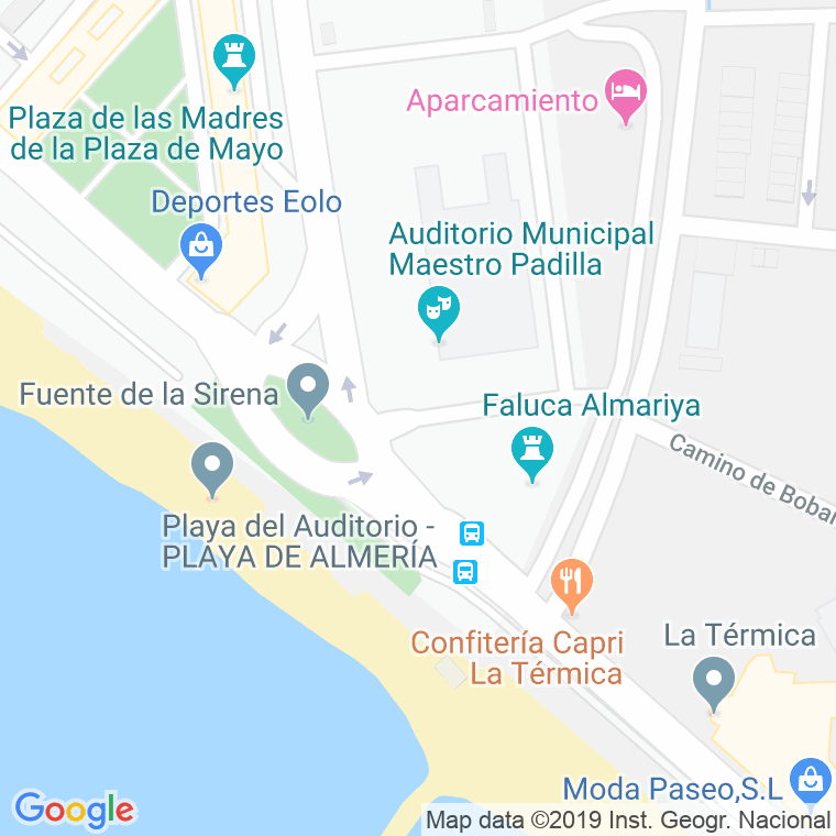 Código Postal calle Alfredo Kraus, plaza en Almería