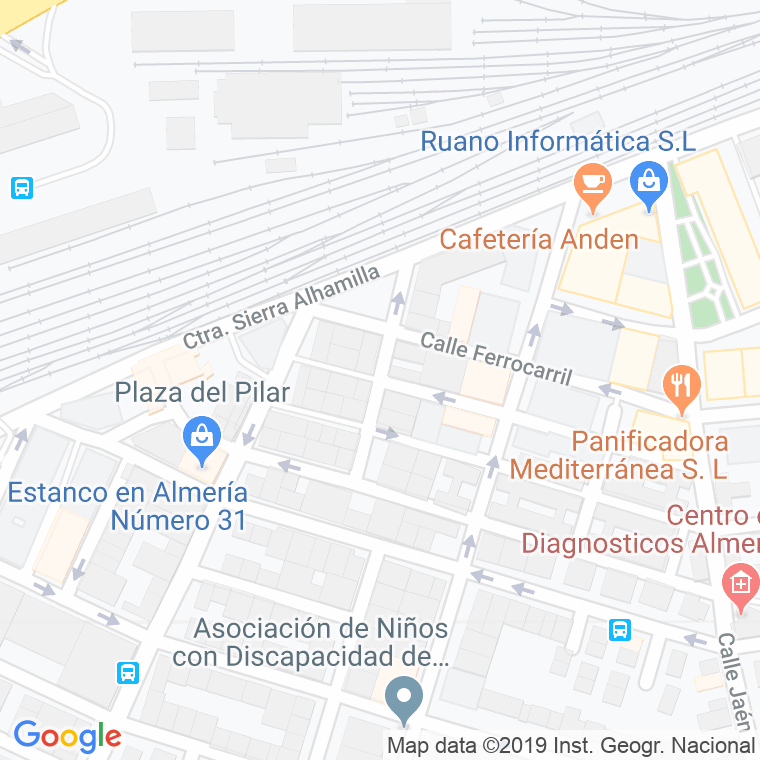 Código Postal calle Amanecer en Almería