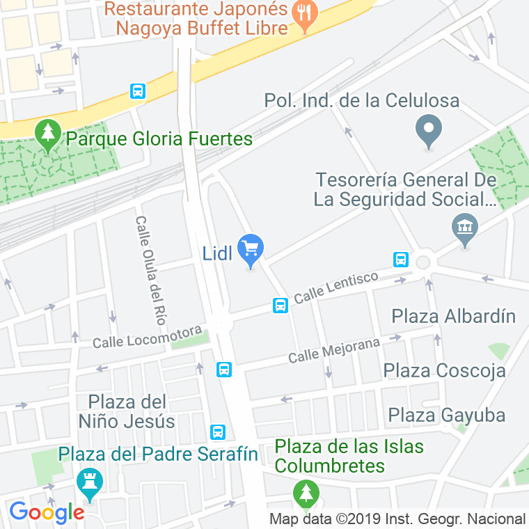 Código Postal calle Castro Filabres en Almería