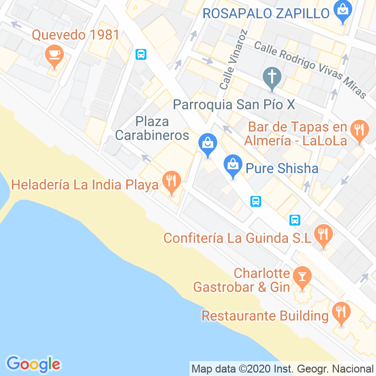 Código Postal calle Coto De Doñana en Almería