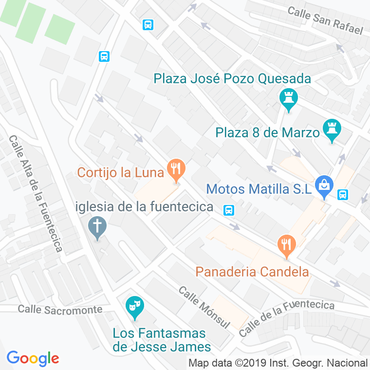 Código Postal calle Agua Amarga en Almería