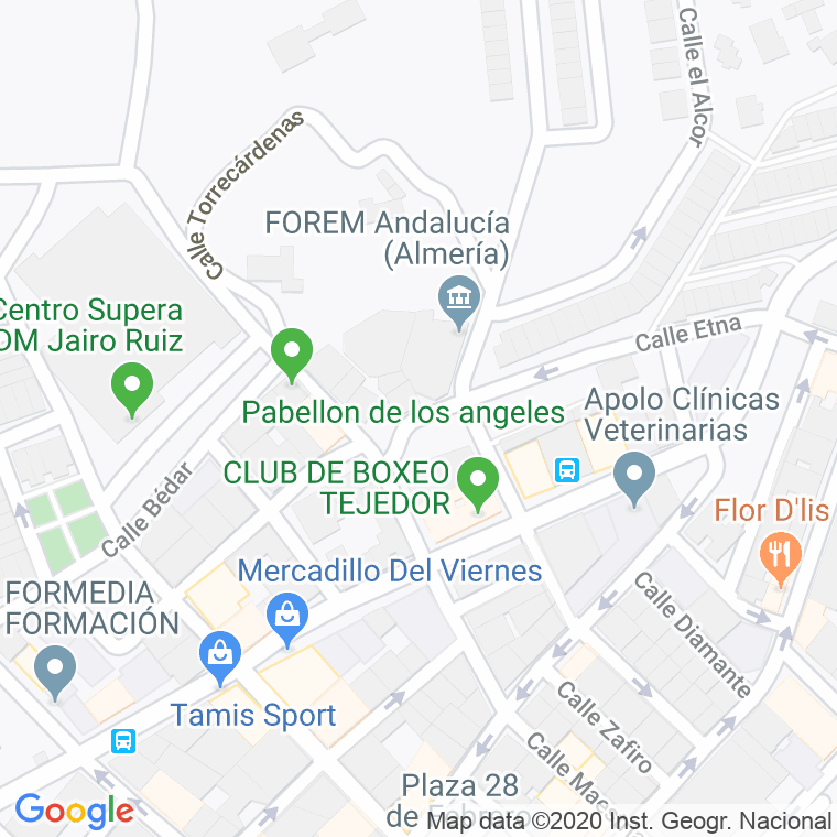 Código Postal calle Eco en Almería