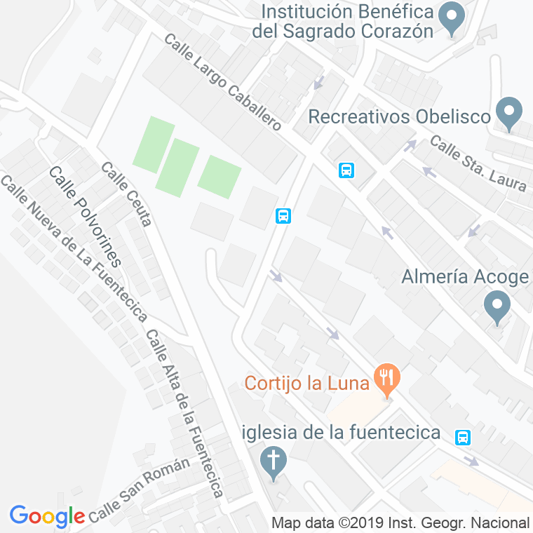 Código Postal calle Fernando De Rojas en Almería