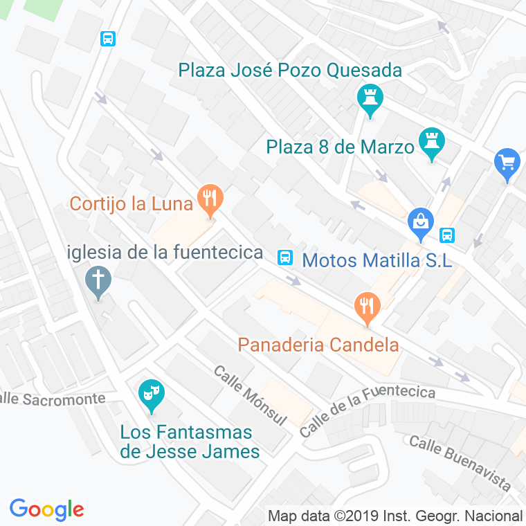 Código Postal calle Genoveses en Almería