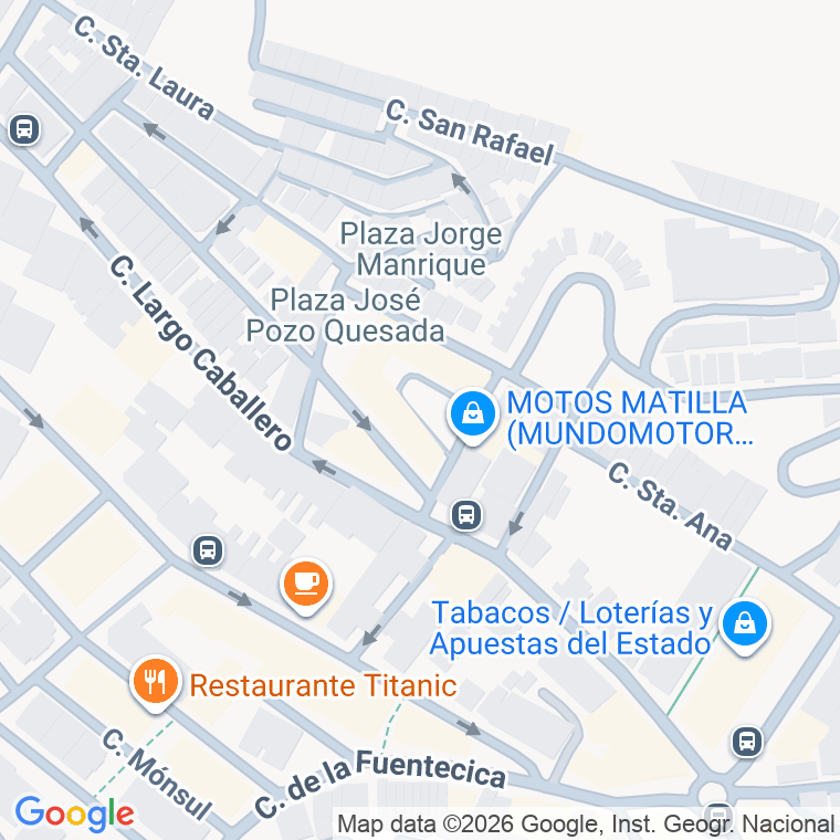 Código postal de Ocho de Marzo, Plaza en Almería