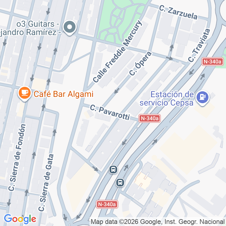 Código postal de Calle Pavarotti en Almeria
