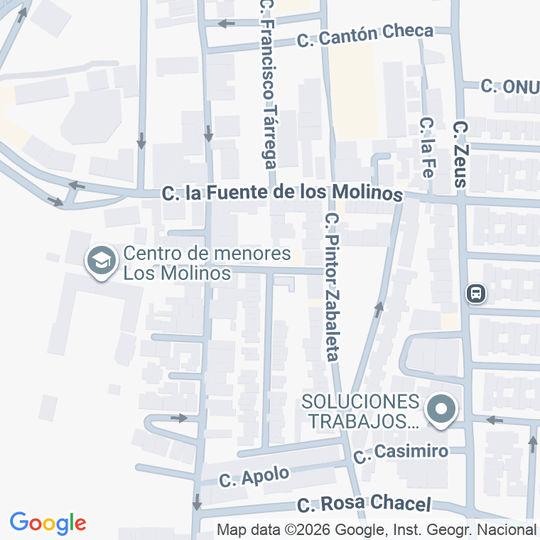 Código postal de Calle Rosalia de Castro en Almeria