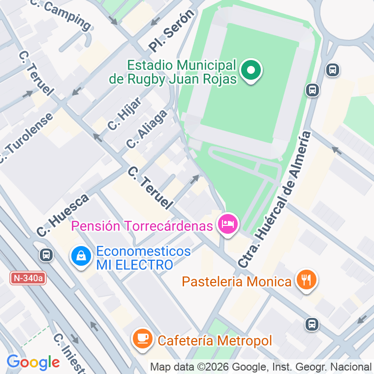 Código postal de Valderrobles en Almería