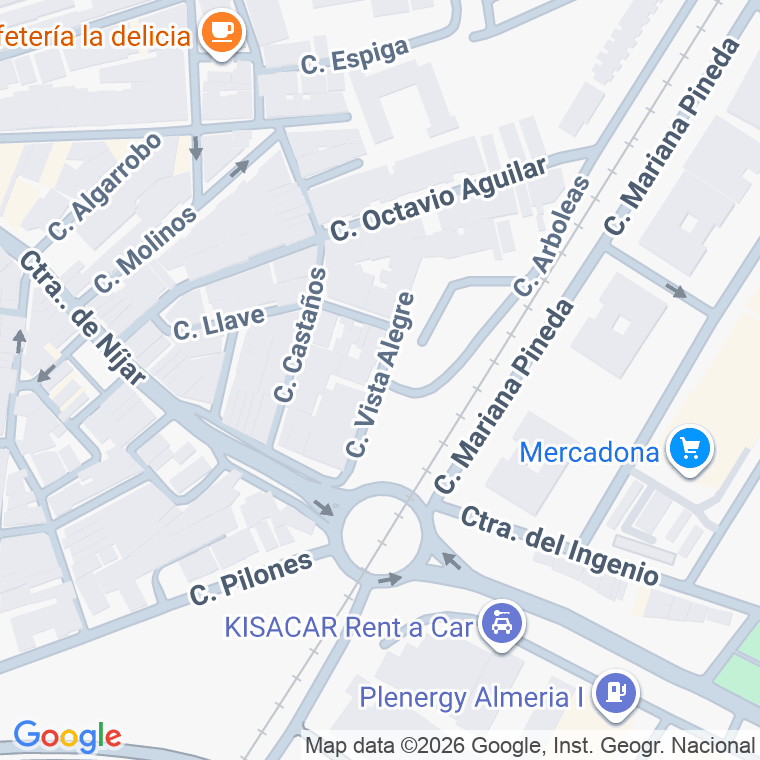 Código postal de Vistalegre en Almería