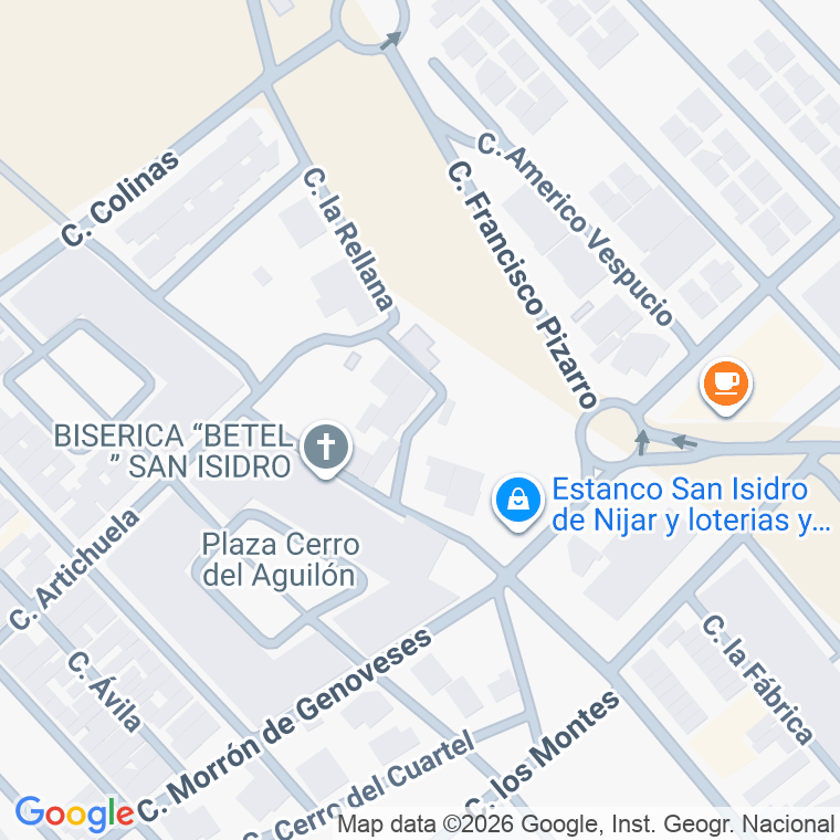 Código postal de Calle Cerro de la Torre en San Isidro de Nijar