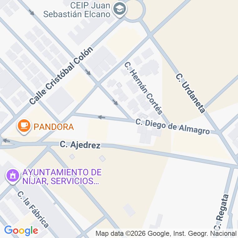 Código postal de Calle Diego de Almagro en San Isidro de Nijar