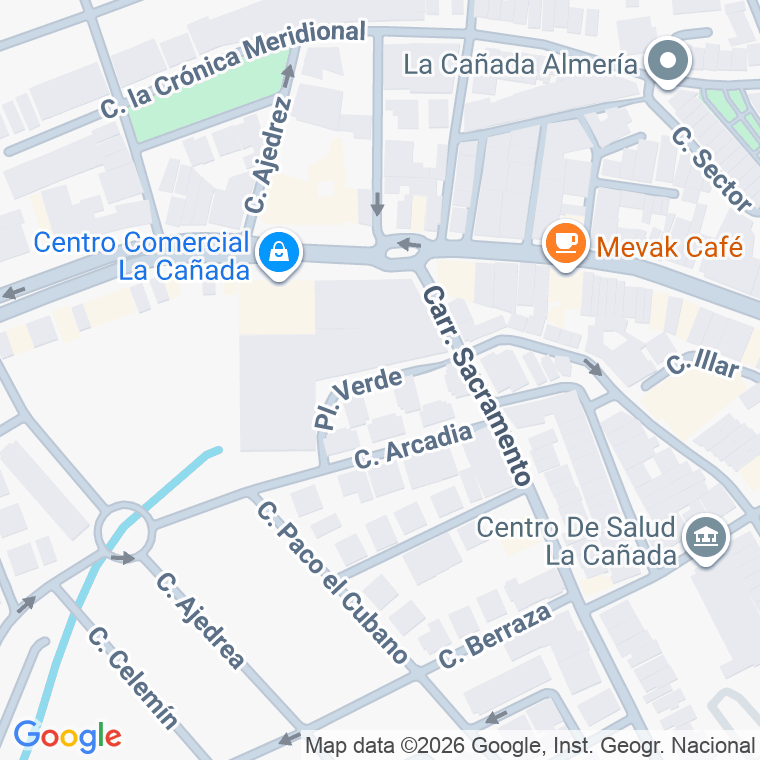 Código postal de Plaza Verde en Cañada de San Urbano (la)